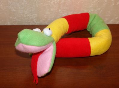 Мягкая игрушка змея своими руками