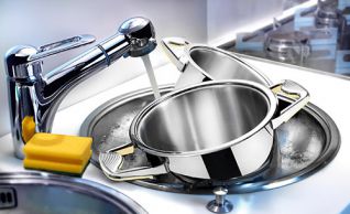 Как почистить посуду в домашних условиях