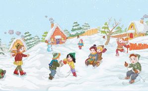 Зимние игры на улице для детей 4-6 лет